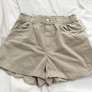 H&M High Waist Tan Women's Shorts